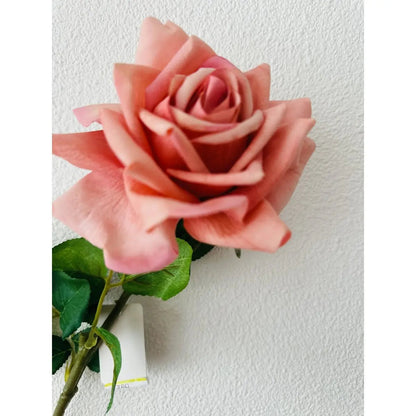 Hand Touch Rose 72cm ROZE 2STUKS