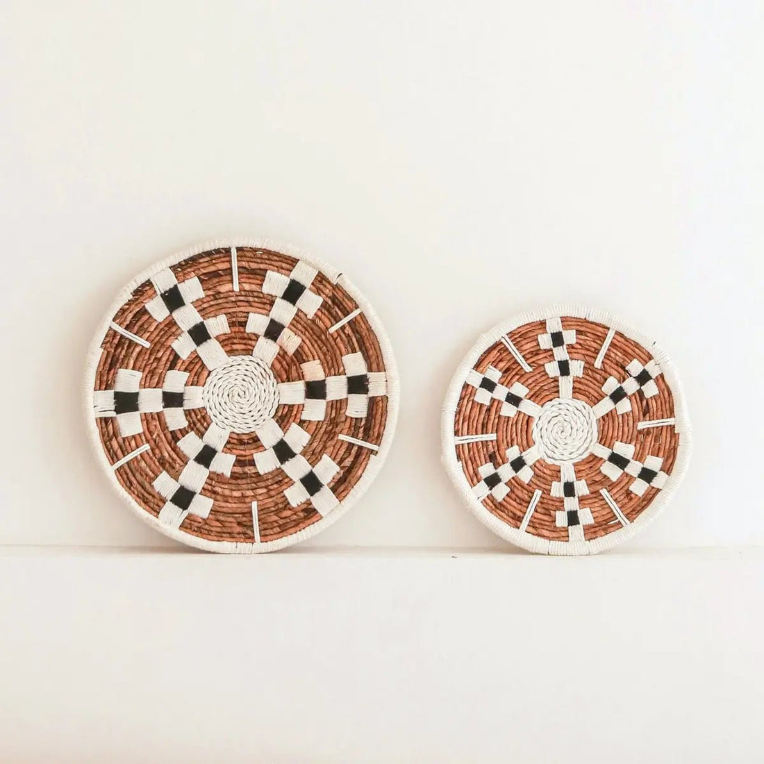 TAMAN Boho Wanddecoratie – Ronde Muurmand van Bananenvezel